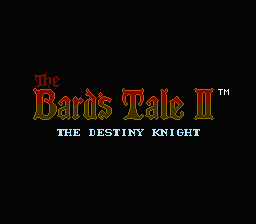 Bard's Tale II, The - The Destiny Knight (J) [!]-video